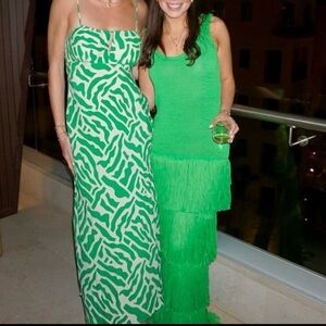 Knitted dress with fringe design SIMON MILLER MANGO